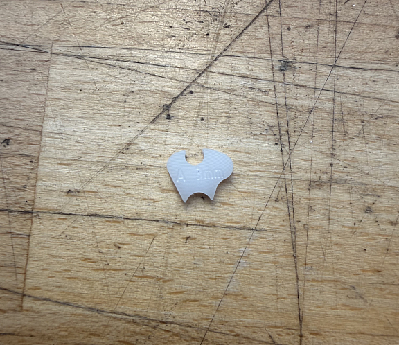 POM zpožďovací vačka A 3mm