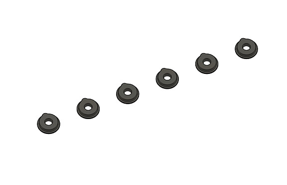 CNC ANTIROT kluzná ložiska 3mm