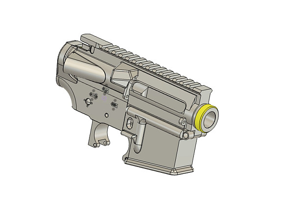 CNC tělo AR15 NGRS - A