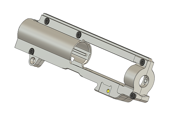 CNC Upper děleného mechaboxu  V2 (8mm) - QSC 2025