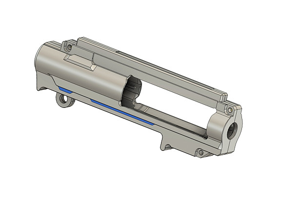 CNC Upper mechaboxu ICS AR15 EBB