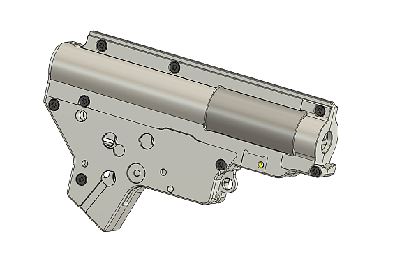 CNC dělený mechabox V2 DSG, TSG (8mm) - QSC