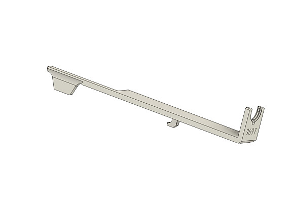 CNC ramínko podavače V3 DSG POM