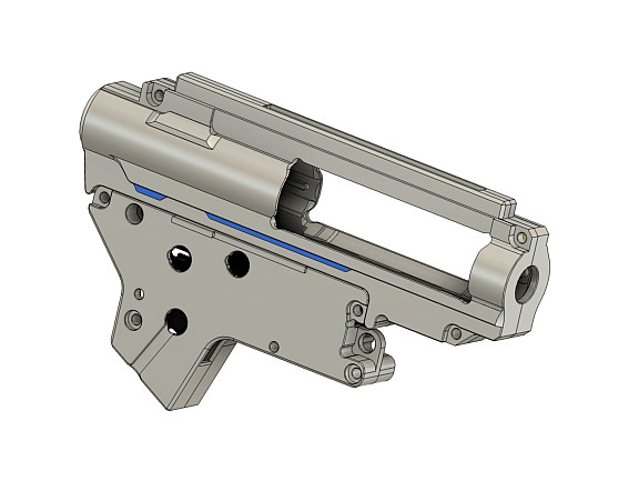 CNC dělený mechabox ICS AR15 EBB