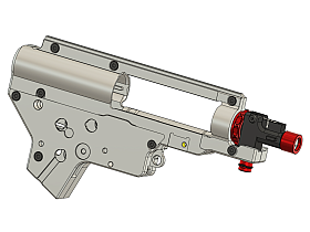 CNC dělený mechabox V2 s int. Hop Up komorou ULTRA (8mm) - QSC
