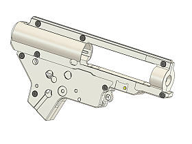CNC dělený mechabox SR25 (8mm) - QSC