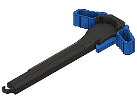 CNC oboustranná natahovací páka AR15