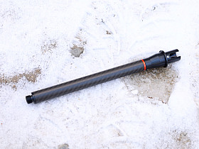CNC Vnější hlaveň AR15 3K-carbon s integrovaným přítlakem Hop Up komory