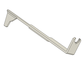 CNC ramínko podavače V6 (P90) POM