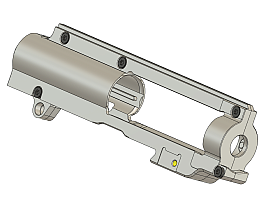 CNC Upper děleného mechaboxu  V2 (8mm) - QSC 2025